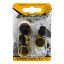 Изображение товара Зеркалодержатель D17 мм металл пластик № 2 золото Element 4 шт