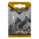 Изображение товара Стеклодержатель Г-образный с присоской никель (4 шт) Element