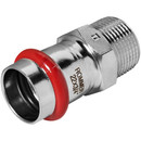 Пресс муфта переходная из нержавеющей стали НР 22х3/4" Rommer