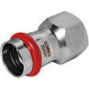 Пресс муфта переходная из нержавеющей стали ВР 22х3/4" Rommer_1