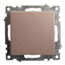 Изображение товара Механизм выключателя 1-клавишный Stekker Катрин, шампань
