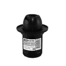 Изображение товара Патрон Е14 с кольцом термостойкий пластик черный