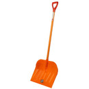 Лопата снеговая 46х40см из поликарбоната с алюминиевым черенком_1