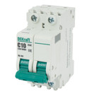 Выключатель автоматический двухполюсной C 10А 4.5кА DEKraft_1