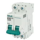 Выключатель автоматический двухполюсной C 32А 4.5кА DEKraft_1