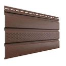 Изображение товара Софит виниловый Технониколь Оптима перфорированный 1х334мм каштан 3м