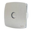 Вентилятор DiCiTi RIO 4C D100 32дБ 100м3/ч с обратным клапаном, съемной лицевой панелью, серый