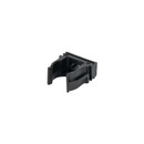 Крепеж-клипса для трубы 16 мм черная 100 шт/уп