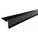 Изображение товара Планка торцевая для гибкой черепицы 75х25х65х20мм (RAL 9005) черная 2м