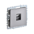 Механизм розетки компьютерная RJ45 5E Brite сталь IP20 IEK
