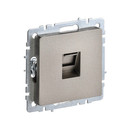 Механизм розетки компьютерная RJ45 5E Brite шампань IP20 IEK