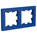 Изображение товара Рамка двухместная AtlasDesign аквамарин IP20 Systeme Electric