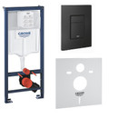 Изображение товара Инсталляция для унитаза Grohe Rapid SL 5 в 1 с кнопкой Skate Cosmopolitan черный матовый