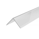 Изображение товара Уголок ПВХ светло-серый глянцевый 15х15х2700 мм