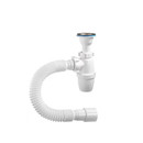 Сифон бутылочный малый корпус 1 1/4х40 с гибкой трубой 40х40/50 Орио