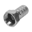 Изображение товара Разъём Oxion F RG6 20 мм с влагозащитой IP67 3 шт  OX-SKTF01x3