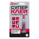Изображение товара Клей универсальный цианокрилатный MasterTeks 3 гр прозрачный