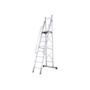 Стремянка-помост алюминиевая 8 ступеней 2,12м Алюмет_1