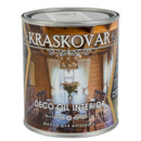 Масло для стен Kraskovar белоснежное полуматовое 0,75л