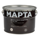 Декоративно-защитное средство для дерева Марта ель натуральная полуматовое 9л_1