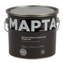Изображение товара Декоративно-защитное средство для дерева Марта скандинавский серый полуматовое 2,7л