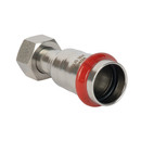 Пресс муфта из нержавеющей стали с накидной гайкой 22х1/2" Rommer_1