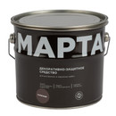 Декоративно-защитное средство для дерева Марта палисандр полуматовое 2,7л_1
