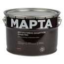 Декоративно-защитное средство для дерева Марта палисандр полуматовое 9л