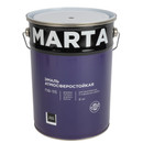 Эмаль ПФ-115 Марта черная матовая 6кг_1