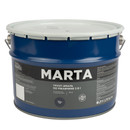 Грунт-эмаль по ржавчине 3в1 Марта графит (RAL 7024) глянцевая 10кг