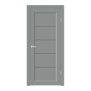 Изображение товара Полотно дверное глухое Velldoris Style 1 эмалюкс 700х2000 мм серый агат
