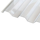 Поликарбонат профилированный МП/С-20 0,8 мм 2х1,15 м прозрачный
