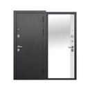 Изображение товара Дверь входная металлическая Ferroni мет/зеркало эмалит белый 860 мм правая
