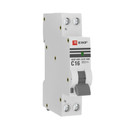 Изображение товара Выключатель автоматический дифференциального тока однополюсный C 16А 30мА тип А электронный PROxima EKF