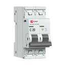 Изображение товара Выключатель автоматический двухполюсный C 20А 6кА PROxima EKF