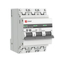 Изображение товара Выключатель автоматический трехполюсный D 10А 4,5кА PROxima EKF