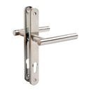 Ручка для узкопрофильных дверей Булат 85 мм нержавеющая сталь_1