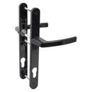 Ручка для узкопрофильных дверей Булат 92 мм черный