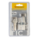 Механизм цилиндровый Palladium 60 ключ-вертушка матовый никель