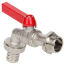 Изображение товара Кран шаровый со штуцером TEBO 1/2" ручка