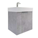 Изображение товара Тумба напольная Comforty Асти 60Н с раковиной CF3WL032 бетон светлый