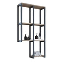 Стеллаж подвесной Comforty Порто 50 дуб дымчатый_1