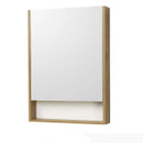 Зеркало шкаф Акватон Сканди 55 белый/дуб рустикальный