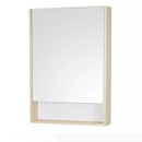 Зеркало шкаф Акватон Сканди 55 белый/дуб верона_1