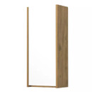 Шкаф пенал подвесной Акватон Сканди 35 дуб рустикальный/белый глянцевый_1