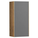 Изображение товара Шкаф пенал подвесной Акватон Сохо 35 дуб веллингтон/графит софт