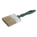 Кисть 75мм для пропиток по дереву и масел искусственная щетина, пластиковая ручка Марта_1