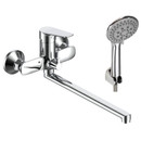 Изображение товара Смеситель для ванны Voda с лейкой и шлангом хром SPO31