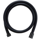 Изображение товара Шланг для душа гладкий с латунными соединениями черный 1,5м VDSR150Black Voda