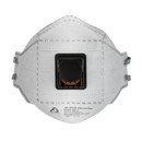 Респиратор с клапаном и угольным слоем трехпанельный Jeta Safety FFP2